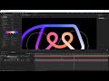 after effects tutorial pro logo animation with gradient stroke