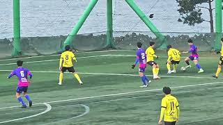 2025년제주시전국동계스토브리그(전반전)3학년 충북청주직지FC U15  1 : 0 수지구FC U15 2025-01-10 삼양구장