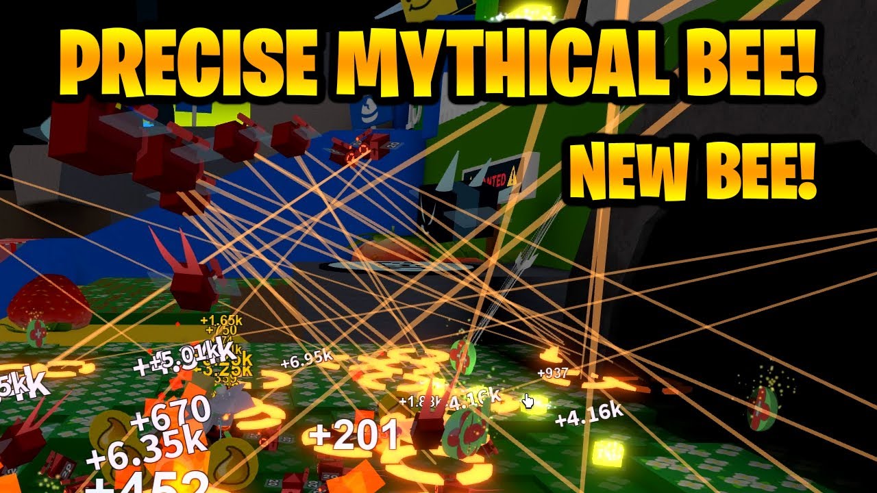 50 New Mythical Precise Bees In Bee Swarm Simulator! - YouTube