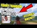 FLYING HACK IN ROS! - FUNNY AND RANDOM MOMENTS . EPISODE #2 -  (Rules of survival) 