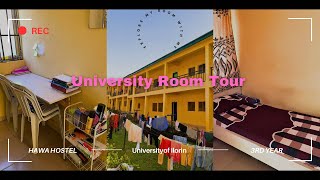 MY UNIVERSITY ROOM TOUR| UNILORIN| PRIVATE HOSTEL #roomtour #unilorin #university #enjoy