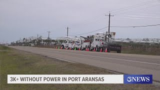 Over 3,000 residents in Port Aransas without power