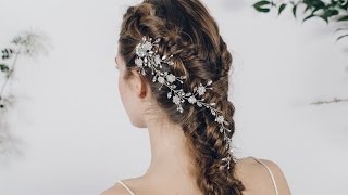 How to style bridal hair combs - and keep them secure in your hair!