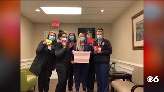 Showing appreciation to nurses when we needed them most