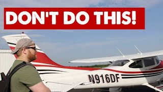 DON'T DO THIS On Your First Solo Flight!