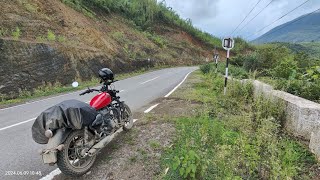 Lamka to Aizawl 09 June 2024 on Motorcycle (time-stamps & full info in description) #meteor350