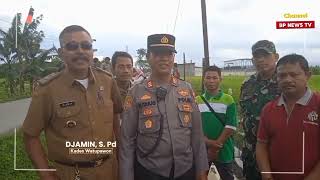 Sinergi Polri Dalam Mendukung Ketahanan Pangan, Kapolsek dan Muspicam Sambangi Petani Watupawon