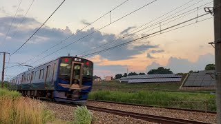 2022年7月2日 しなの鉄道 19時9分 SR1系 回送 小諸-滋野間