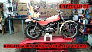 1974 Montesa Cota 247 T  Full Restoration - Part #1| Disassembly