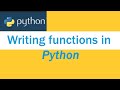 Tutorial 6 : Writing functions in Python| SCOPE of variable within of a function| Nested Function