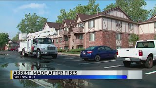 1 arrested in connection with Greenwood apartment fires