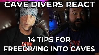 DIVERS REACT TO TIPS FOR FREEDIVING INTO CAVES