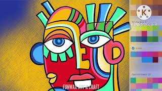 How to Draw Cubism Picasso inspired Abstract portrait | Cubism face lesson step by step