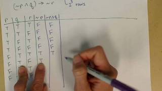 Truth Table 3 statements