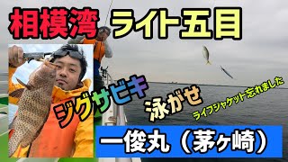 【相模湾ライト泳がせ】ジギング＋サビキ×五目 一俊丸 茅ヶ崎 2022年９月 #36