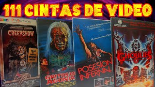 MIS 111 CINTAS DE VIDEO FAVORITAS | VHS, BETAMAX, V.2000 | CULTO AL VIDEO.