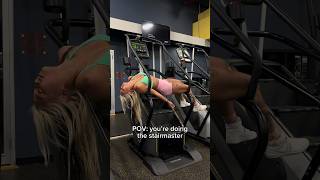 POV: you have to hit the stair master #stairmaster #cardio #gymhumor