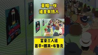 草帽團真正的有錢人！ 這三個人富可敵國！ #Shorts#草帽團#海賊王#搞笑