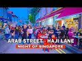 Singapore City: Experience the Excitement of Arab Street and Haji Lane's Nightlife Scene