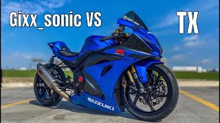 2018 GSXR 1000R (gixx_sonic) VS TX!!