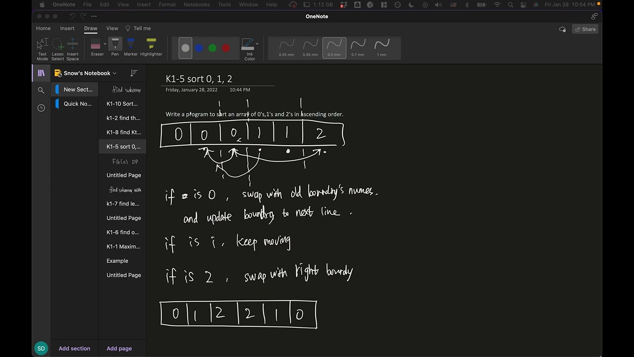 5. Sort An Array Of 0s,1s,2s In Place (leetcode 75 Sort Color) - YouTube