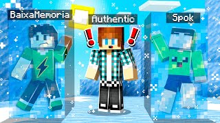 AUTHENTIC CONGELOU SEUS AMIGOS NO NOVO ESCONDE-ESCONDE DO MINECRAFT! - Minecraft Congelado