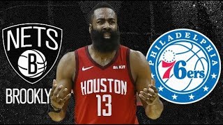 James Harden to Join Irving and Durant in Brooklyn? |Sixers Also in Pursuit |Nets Trade Rumors