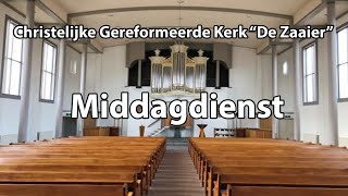 Middagdienst 24 mei 2020