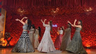 Indian wedding dance |desi girl|Kaun nachdi|nachdene saare|banja tu meri rani|burj khalifa