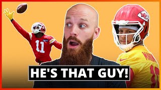 Valdes-Scantling snags a NO LOOK pass from Mahomes at OTAs! SUCH Chemistry! Presser RECAP