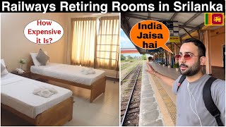 Room Tour of Retiring room of Srilankan Railway | Stay and Food at Batticaloa railway station | Vlog