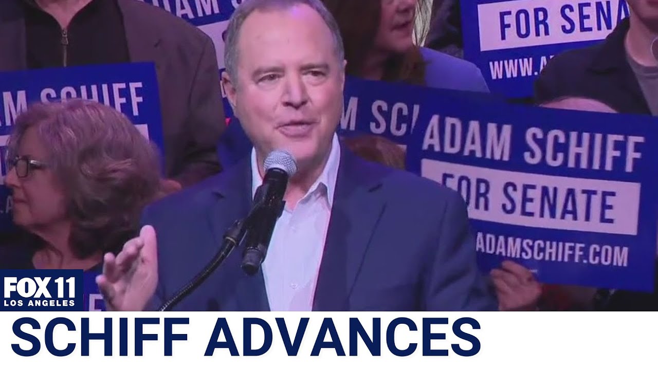 Adam Schiff Wins California US Senate Primary, Will Face Steve Garvey ...