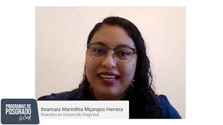 Itxamara Marinthia Mijangos Herrera, estudiante de la MDR, El Colef