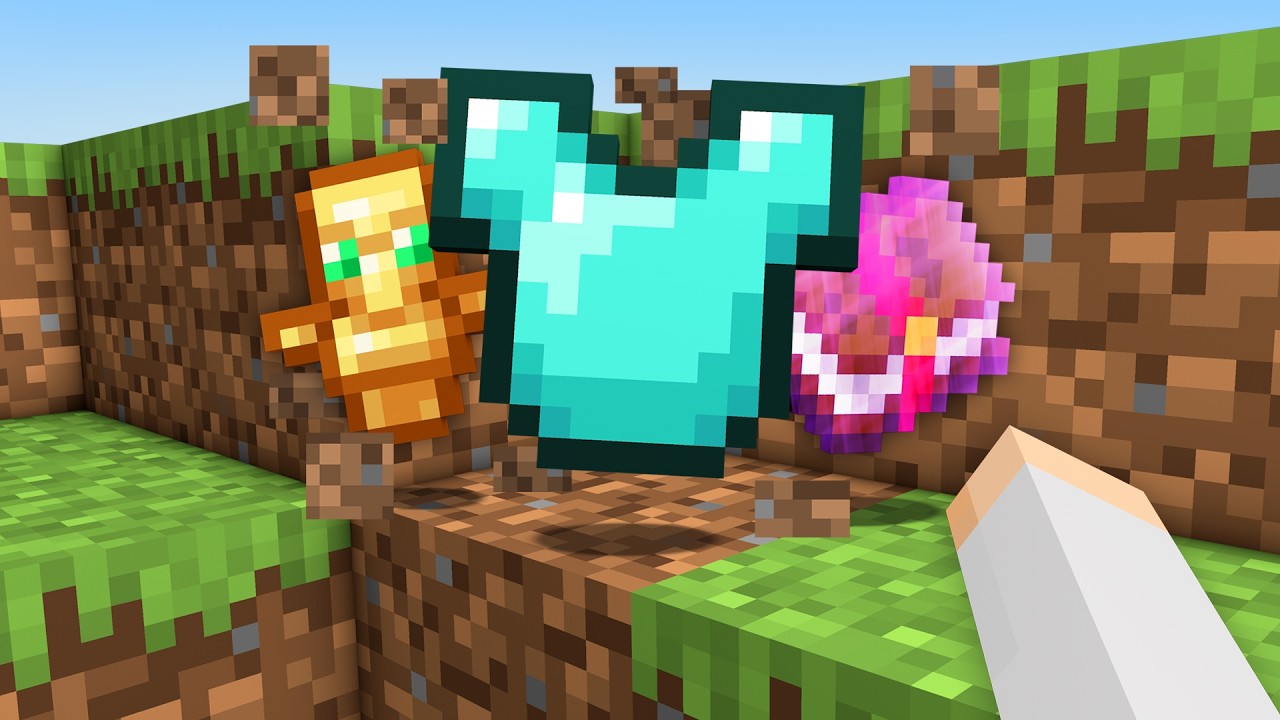 Minecraft But Every Drop Is Random Youtube