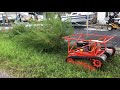 slope mower trex 44 super test going to california