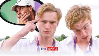 Nadal, Djokovic, Murray & McEnroe preview Wimbledon final! 🎾 | HILARIOUS impressionist 😂