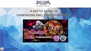 DFFOO GL (Dimensions End: Transcendence Overview) Tier 1