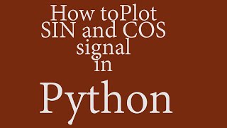 Signal Processing basics in Python - Lecture 1
