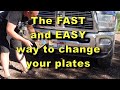 The FAST and EASY way to swap out license plate on your vehicles.