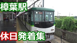 【休日朝の動画集！】京阪電車 樟葉駅 発着集【8000系洛楽・6000系急行・・・】