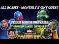 All Bosses Solo. Monthly Event Quest (STERN MINDS PREVAILS) Thronebreaker Difficulty. MCOC