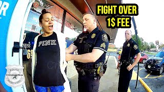 She Fights Liquor Store Clerk Over 1$ Fee