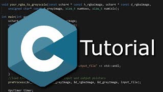 Programming in C Tutorial #01 - Hello World