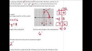 Unit 11 Day 5 - Application of Quadratic Equations