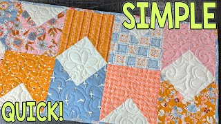 Diamond Bust | Use Your Left Over Scraps | Beginner Quilt Pattern | Scrappy Quilts | Free