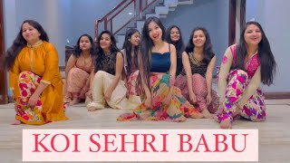 Koi sehri babu | Dance Cover|Divya Agarwal Surbhi Rane| Wedding dance | Muskan Chhabra Choreography