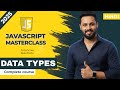 Javascript tutorial in Hindi #4 Data Types Explained | Primitive vs Reference