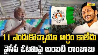 వైసీపీ ఓటమిపై అంబటి రాంబాబు || Ambati Rambabu sensational comments on YSRCP Defeat || Ys Jagan