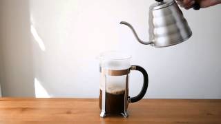 Tutorial: How to make perfect French Press coffee at home.