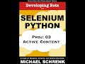 Project 03, Developing Bots with Selenium Python: Active Content